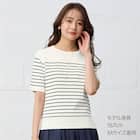 【ニトリネット先行販売】ひんやりニットボーダー半袖プルオーバー (75109) 5枚目画像