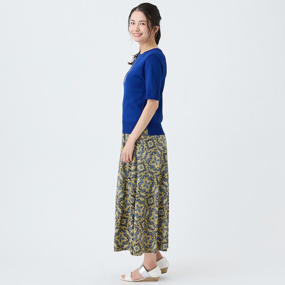 【ニトリネット先行販売】ひんやりニットボーダー半袖プルオーバー　(75109) 9枚目画像