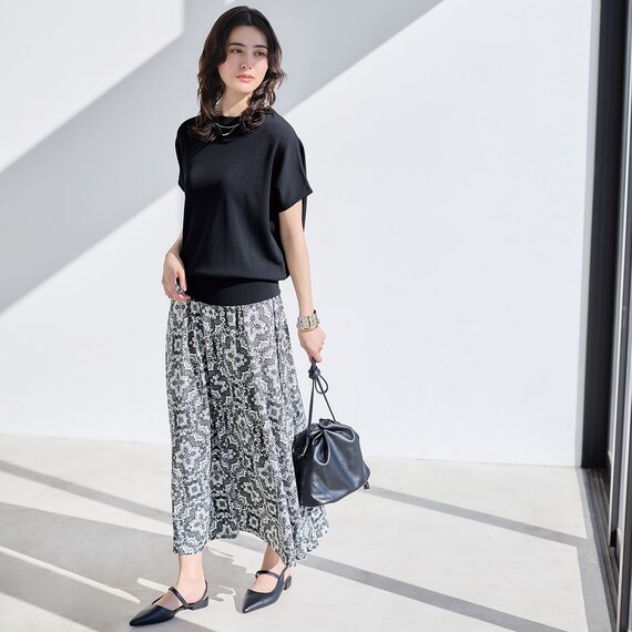 【ニトリネット先行販売】ひんやりニットドルマン袖プルオーバー　(75111) 8枚目画像