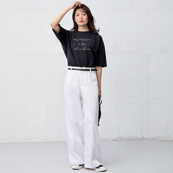 【ニトリネット先行販売】ビッグシルエットレタードプルオーバー　(65125) 4枚目画像