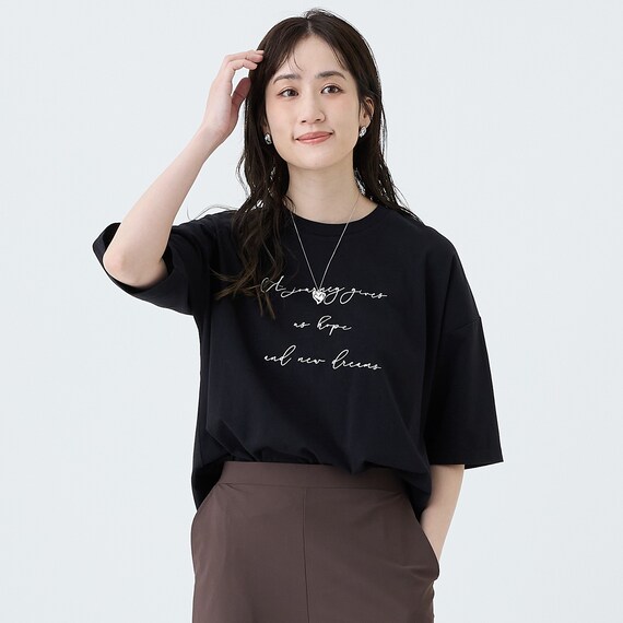 【ニトリネット先行販売】ビッグシルエットレタードプルオーバー　(65125) 5枚目画像