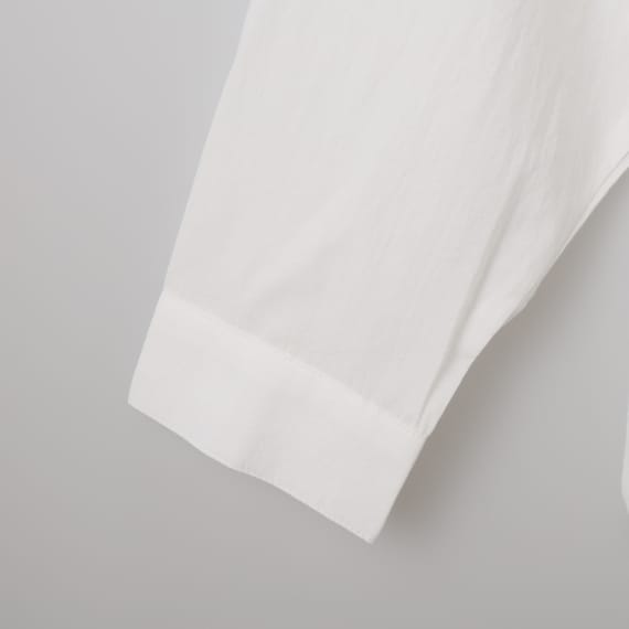 フード付きコットンシャツ (55122) 5枚目画像