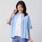 ペプラムチュニックシャツ　(55124) 3枚目画像