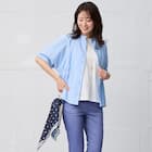 ペプラムチュニックシャツ (55124) 4枚目画像