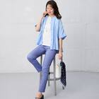 ペプラムチュニックシャツ　(55124) 5枚目画像