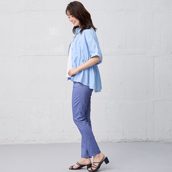 ペプラムチュニックシャツ　(55124) 6枚目画像