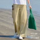 麻調かろやかセミワイドパンツ　(25126) 8枚目画像