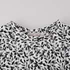 【ニトリネット先行販売】接触冷感 リーフ柄綿スラブプルオーバー (65131) 4枚目画像