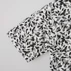 【ニトリネット先行販売】接触冷感 リーフ柄綿スラブプルオーバー (65131) 5枚目画像