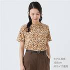 【ニトリネット先行販売】接触冷感　リーフ柄綿スラブプルオーバー　(65131) 7枚目画像