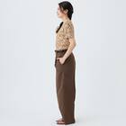 【ニトリネット先行販売】接触冷感　リーフ柄綿スラブプルオーバー　(65131) 9枚目画像