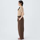 【ニトリネット先行販売】接触冷感 リーフ柄綿スラブプルオーバー (65131) 9枚目画像