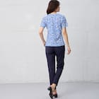 【ニトリネット先行販売】接触冷感 リーフ柄綿スラブプルオーバー (65131) 15枚目画像