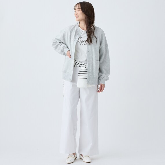 裏毛パールドット釦カーディガン　(85108) 2枚目画像