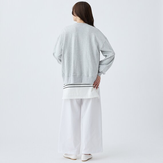 裏毛パールドット釦カーディガン　(85108) 4枚目画像