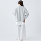 裏毛パールドット釦カーディガン (85108) 4枚目画像