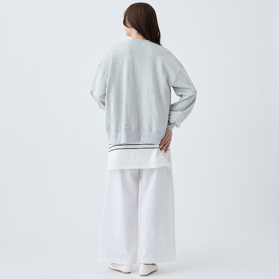 裏毛パールドット釦カーディガン (85108) 4枚目画像