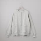 裏毛パールドット釦カーディガン (85108) 5枚目画像