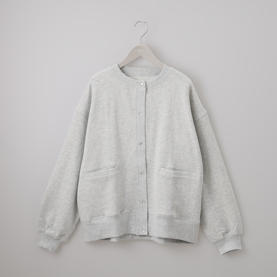 裏毛パールドット釦カーディガン (85108) 5枚目画像