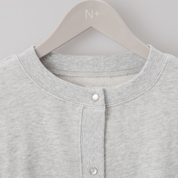 裏毛パールドット釦カーディガン (85108) 9枚目画像