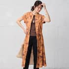 フローラル柄ワンピース (45109) 9枚目画像