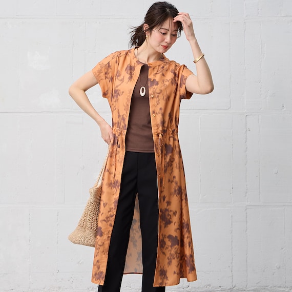 フローラル柄ワンピース (45109) 9枚目画像