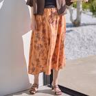 フローラル柄スカート　(35110) 5枚目画像