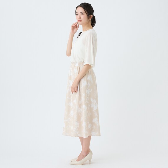 フローラル柄スカート　(35110) 13枚目画像