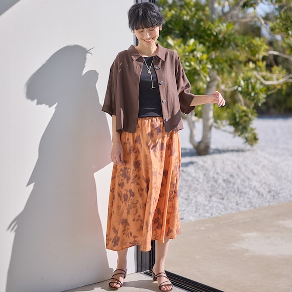 フローラル柄スカート (35110) 12枚目画像