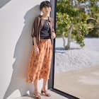 フローラル柄スカート (35110) 13枚目画像