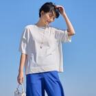 汗じみ防止ＵＶカットプチハイネックＴシャツ　(65132) 2枚目画像