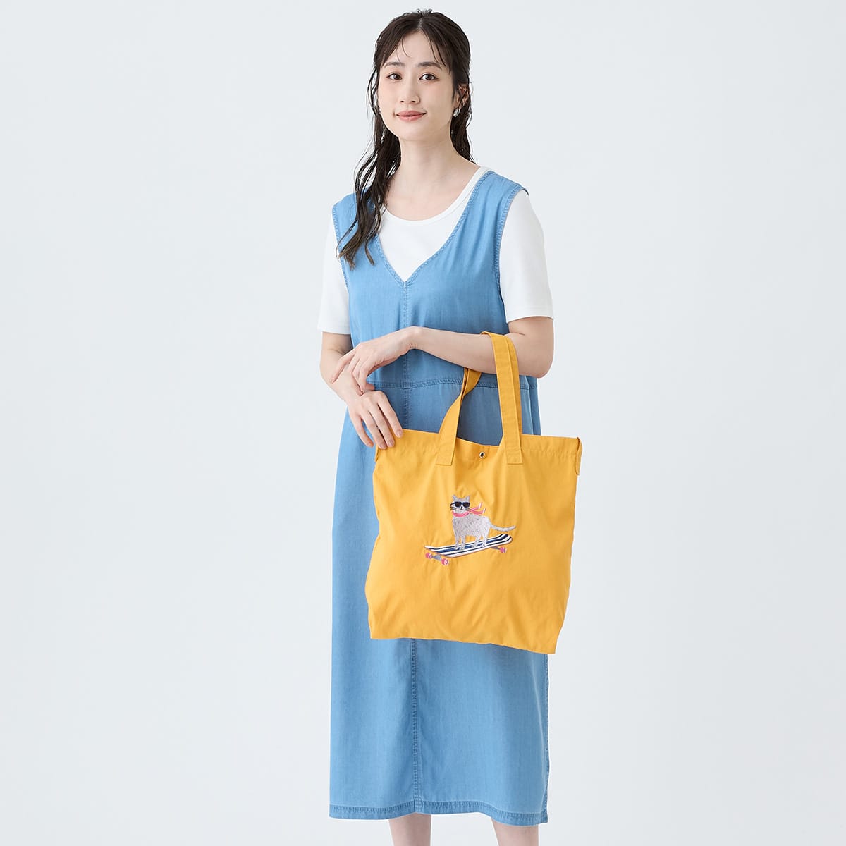 刺繍入り2wayポケッタブルバッグ (95169) | ニトリネット【公式