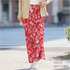 リーフ柄スカーチョ　(25128) 1枚目画像