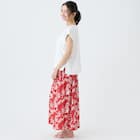 リーフ柄スカーチョ (25128) 9枚目画像