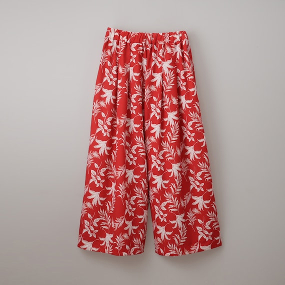 リーフ柄スカーチョ (25128) 12枚目画像