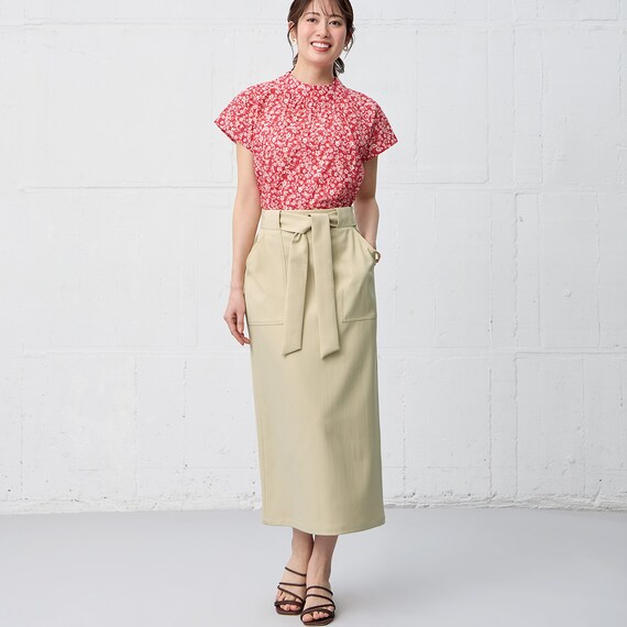 ベルト付きタイトスカート　(35112) 7枚目画像