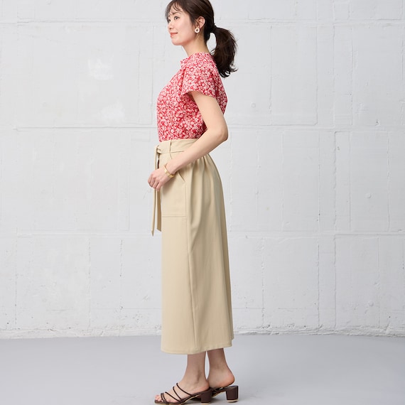 ベルト付きタイトスカート (35112) 8枚目画像