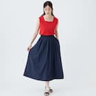 ハーフダブルフロントスクエアネックタンクトップ (65138) 4枚目画像