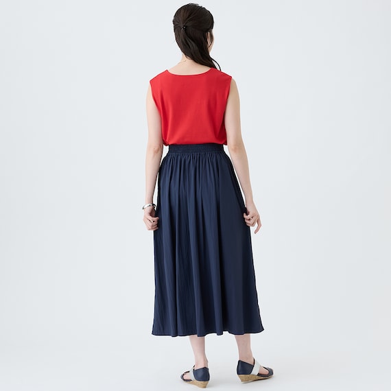 ハーフダブルフロントスクエアネックタンクトップ (65138) 6枚目画像