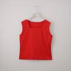 ハーフダブルフロントスクエアネックタンクトップ　(65138) 7枚目画像