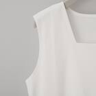 ハーフダブルフロントスクエアネックタンクトップ　(65138) 11枚目画像