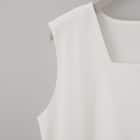 ハーフダブルフロントスクエアネックタンクトップ (65138) 11枚目画像