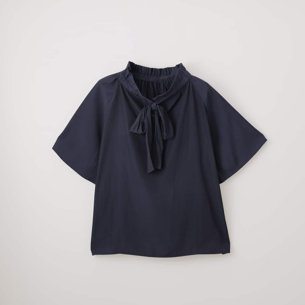 ボウタイ半袖ブラウス (55129) | ニトリネット【公式】 家具