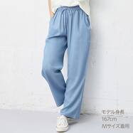 【ニトリネット先行販売】接触冷感シャンブレーライトデニムパンツ　(25133)