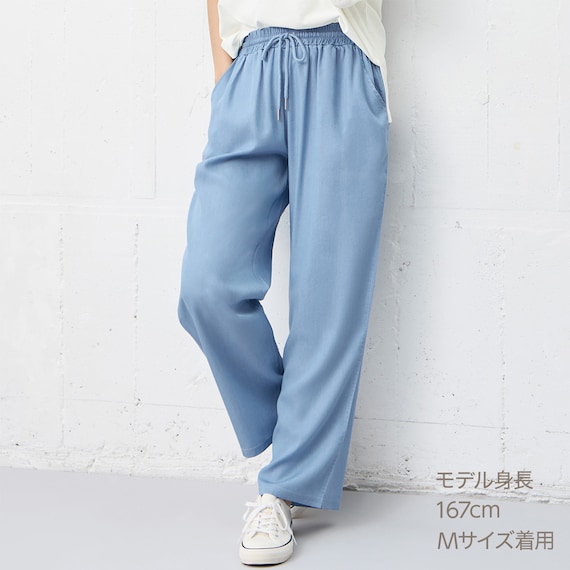 【ニトリネット先行販売】接触冷感シャンブレーライトデニムパンツ (25133) 1枚目画像