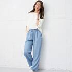 【ニトリネット先行販売】接触冷感シャンブレーライトデニムパンツ　(25133) 2枚目画像