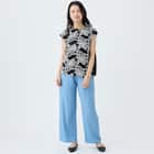 【ニトリネット先行販売】接触冷感シャンブレーライトデニムパンツ (25133) 4枚目画像