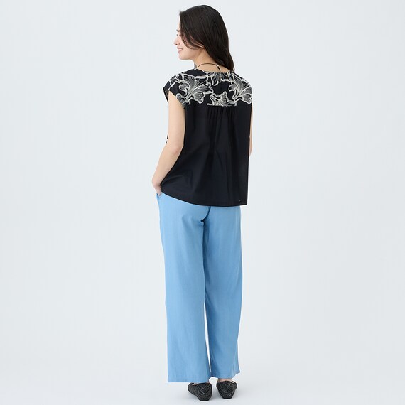 【ニトリネット先行販売】接触冷感シャンブレーライトデニムパンツ　(25133) 7枚目画像