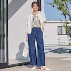 【ニトリネット先行販売】接触冷感シャンブレーライトデニムパンツ (25133) 9枚目画像