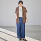 【ニトリネット先行販売】接触冷感シャンブレーライトデニムパンツ (25133) 10枚目画像